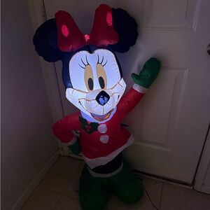 Minnie Mouse Christmas Inflatable home decor